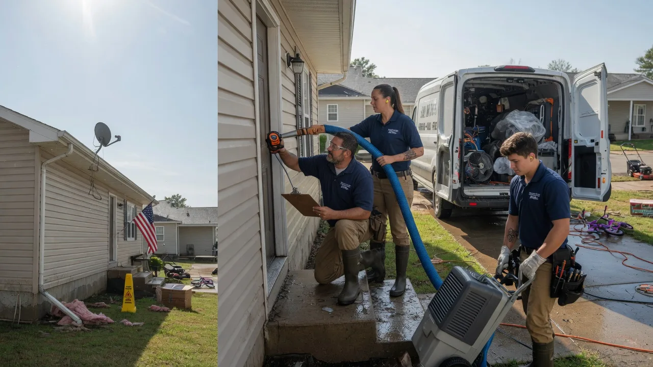 Ceiling Water Damage Restoration in Rolling Prairie, IN near me